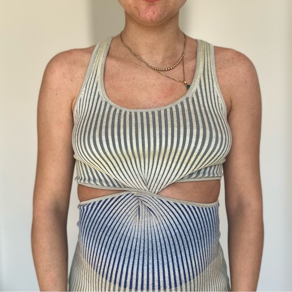 Jonathan Simkhai Colleen cutout space-dyed ribbed cotton midi dress - Size XS - Picture 7 of 17